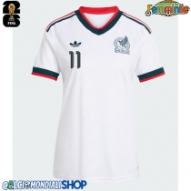 Maglie da calcio Messico Santiago Gimenez #11 Seconda Maglia Femminile Mondiali 2026  Manica Corta